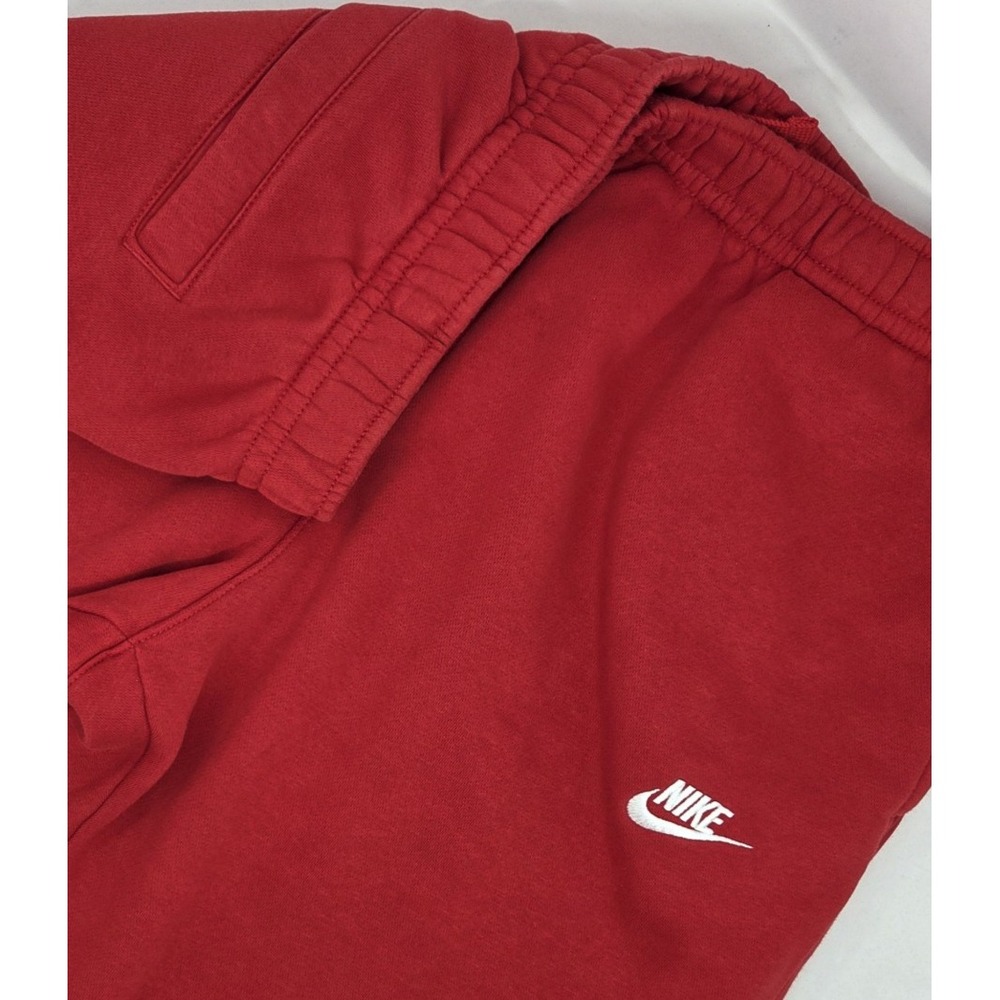 Nike Pants Mens XXL Red Sportswear NSW Club Fleece Joggers Athleisure